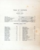 Table of Contents, Woodford County 1912